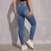 High Waist Slim Fit Jeans For Women – Butt Lifting Stretchy & Comfortable Mid Blue, 60% Cotton, Tapered Ankle (S-Xl, Distressed Denim, Office Casual)_mkmklike.com