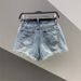 Summer New Women's Retro Distressed Washed Denim Shorts Slimming A-Line Wide Leg Hot Pants Versatile Sexy Hot Summer 2026_mkmklike.com