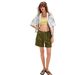 Fashion Summer Loose Denim Shorts For Women With Built-In Belt Style Trendy Hot Pants_mkmklike.com