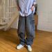 Men's Clothing Workwear Straight Jeans Men's Spring Loose Casual Long Pants Korean Style Trendy Wide Leg Pants_mkmklike.com