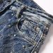 Men's Heavy Duty Rhinestone Jeans High Waist Slim Fit Floor Length Long Pants Versatile Slight Flare Spring Autumn_mkmklike.com