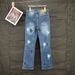 Men's Clothing Retro Straight Leg Jeans High Street Fashion Loose Fit Distressed Washed American Style For Men And Women_mkmklike.com