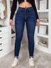 Customized High-Waisted Stretch Skinny Jeans for Women Autumn Street Style Hot Girl Denim Pants_mkmklike.com