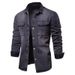 Pulse Pulse 2024 Spring Autumn Winter New European And American Version Stylish Denim Trendy Men's Casual Long Sleeve Turn-down_mkmklike.com