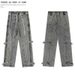 Men's Loose Fit Drawstring Jeans – American & Korean Style Retro Wide Leg Denim Pants (S-3XL, Comfortable & Trendy)_mkmklike.com