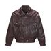 Eon Modish 25 Autumn New American Style Versatile Short Leather Jacket Coat_mkmklike.com