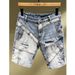 2026 New Hong Kong Style American Denim Shorts Men's Summer Tide Brand Five-point Middle Pants Ruffian Handsome Fried Street Beggar Hole_mkmklike.com