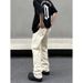Nordmann Jeans Men American High Street Vibe Style Autumn Winter Trendy Loose Straight Versatile Casual Pants_mkmklike.com