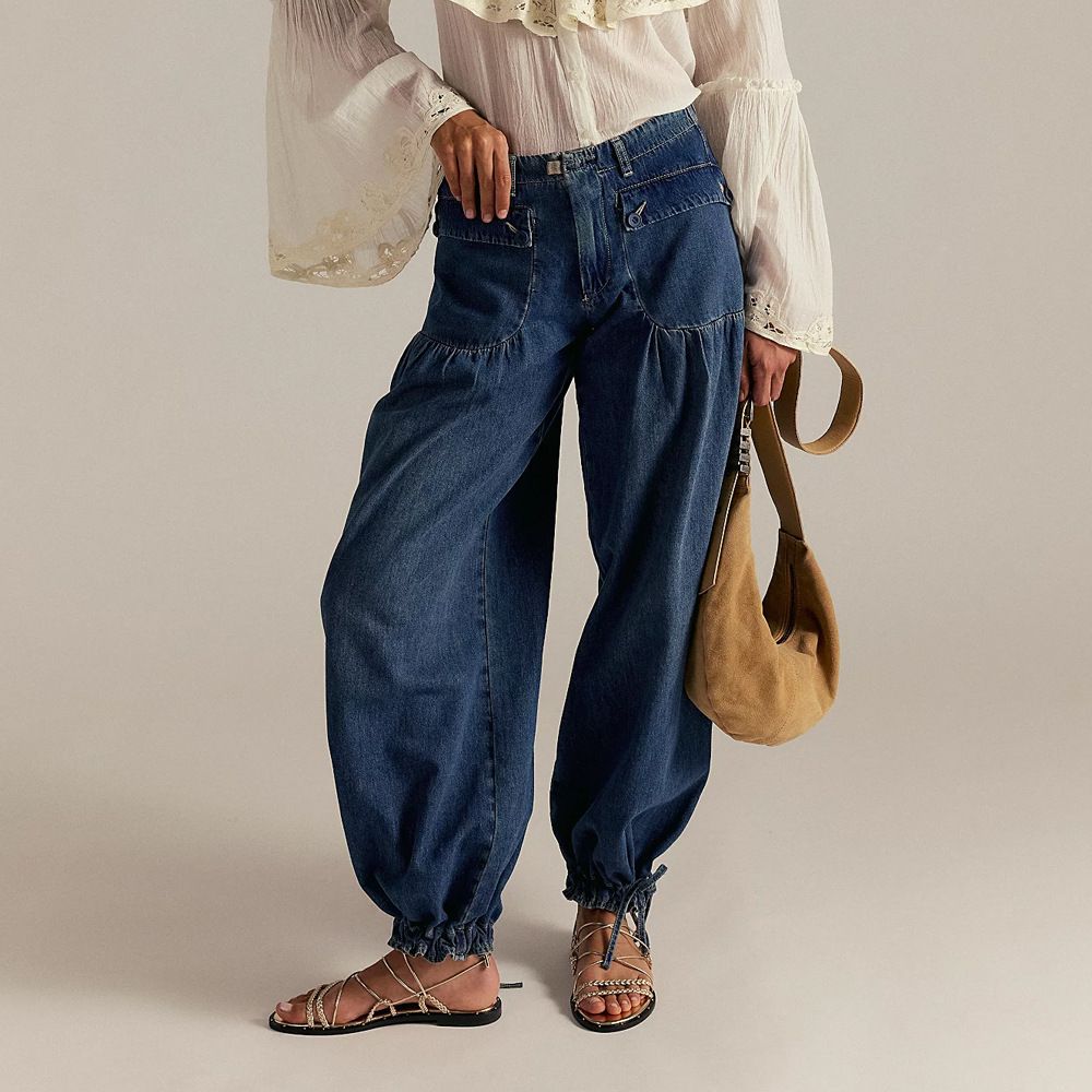 Women’s Relaxed Fit Jeans – Mid-Rise Straight Leg Denim Pants (S–XL, Cotton Blend, Vintage Wash, Casual & Streetwear Style)_mkmklike.com