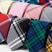 Unisex Cotton plaid tie Fashion casual men's narrow 6cm tie_mkmklike.com