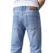 Woven Summer Thin High-End Blue Jeans Straight Slim Fit Stretch Youth Korean Style Casual Trendy Long Pants Men_mkmklike.com