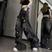 Hong Kong-style Ripped Jeans For Men And Women, High Street American Pear-shaped Figure, European Goods, Wide-leg Long Pants_mkmklike.com