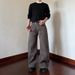 Men's American Style High Street Curved Casual Trousers Pleated Straight Leg Trendy Loose Wide Leg Cargo For Spring And Summer_mkmklike.com