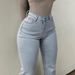 European And American Cross-border Women's Jeans Street Style High-waisted Elastic Denim Trousers Flared Denim Trousers_mkmklike.com