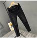 Men's Black Ripped Jeans High Street Fashion Baggy Denim Pants With Distressed Details For Casual Wear_mkmklike.com