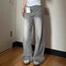 High Waist Wide Leg Jeans For Women - Retro Washed Gray Denim Pants With Flowy Hem & Slight Stretch (Straight-Leg, Boho Chic)_mkmklike.com
