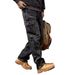 Men's Multi-Pocket Work Jeans - Durable Carpenter Pants For Construction, Welding & Heavy Duty Jobs - Relaxed Fit Stretch Denim With Utility Pockets_mkmklike.com