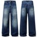 Men's Clothing High Street Washed Old Fashion Jeans Mopping Style Cleanfit Loose Straight Pants_mkmklike.com