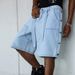 Men's Clothing Summer Casual Style Wide Leg Cargo Shorts Sporty Loose Fit Five Point Street Jeans_mkmklike.com