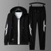 Men's Clothing Spring and Autumn Sports Suit Men's Fashion Brand Hooded Sweater Casual Plus Size Suit Men's Handsome Two piece Suit_mkmklike.com