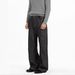 Men's Clothing Original Ounce Men's Versatile Flared Jeans Commuter Essentials Embroidered Leather Trousers Cleanfit For Men And Women_mkmklike.com