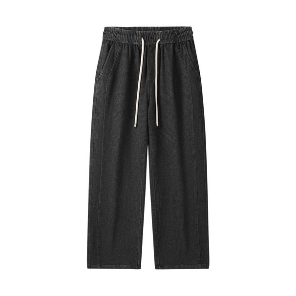 Men's Star-Printed Denim Pants – Relaxed Straight-Leg Streetwear Jeans For Casual Wear Fashion Trends_mkmklike.com