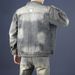 Pulse Pulse 2025 Autumn Retro Trendy Brand Men's Denim Jacket Loose Fashion Trend Casual European And American Style Handsome Outfit_mkmklike.com