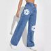 Women's Clothing Jeans Women's High Waist Slim Straight Denim Trousers_mkmklike.com