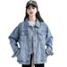Denim Jacket For Women In Spring Autumn 2025, Versatile And Loose Fit, Short Boyfriend Jacket, Top, Trend_mkmklike.com