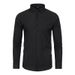 Loom Cross-Border Four-Way Stretch Non-Iron Long Sleeve Export Mercerized Vertical Feel European Size Men's Shirt_mkmklike.com