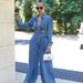Women’s Clothing New Women's Casual Wide Leg Pants Denim Suit_mkmklike.com
