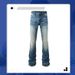 Men’S Slim Bootcut Jeans – Vintage Washed Denim With Distressed Details, Stretch Comfort For Everyday Wear_mkmklike.com