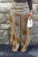 Women's Heavy-Duty Wide Leg Loose Curved Jeans Dirty Wash Casual Cotton Denim Spring/Autumn Summer Fashion_mkmklike.com