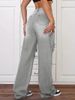 K Ripped Jeans High Waisted Straight Leg Versatile Loose Denim Pants For Women_mkmklike.com