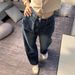 Women's Clothing Summer Design Niche Straight Pants High Waist Loose Slim Wide Leg Pants_mkmklike.com