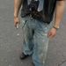 Men's Wide Leg Straight Leg Jeans Spring Retro Trendy Brand Design Splatter Paint Flow Versatile Denim_mkmklike.com