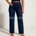 Vintage-Inspired Plus Size Women's Jeans - Stretch Denim Straight Leg Pants For A Flattering Fit Comfortable Polyester-Blend With Mid-Rise Waist_mkmklike.com