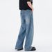 Men's Clothing Distressed Washed Straight-Leg Jeans For Men & Women, Vintage Denim With Slight Stretch, Relaxed Fit For Casual & Streetwear (S-3XL)_mkmklike.com