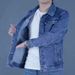 New Men's Denim Jacket Loose Fit Autumn Winter High-end Washed Workwear Turn-down Collar Stylish Trendy Top_mkmklike.com