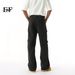 EF JEANS | 2025 Spring New American Street Retro Multi-Pocket Wide Leg Tooling Jeans Casual Pants_mkmklike.com