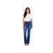 American Retro Mid-Waist Flared Jeans, Versatile For All Seasons, Slim-Fit And Slimming Denim Pants, New Spring 2026_mkmklike.com