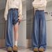 Women's Tencel Straight Leg Jeans High Waist Petite Fit Loose Slimming Flowy Narrow Leg Pants Autumn Style 2026_mkmklike.com