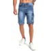 Men's AM Multi Pocket Denim Shorts Slightly Stretch European American Style 5 Point Workwear Casual Jeans Summer_mkmklike.com
