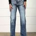 Women's Washed Stretch mid Rise Casual Straight Leg Jeans Versatile Fashionable Cotton Denim for Spring/Autumn Summer_mkmklike.com
