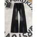 Men's Clothing Men's Style Wide Leg Trousers Retro Deconstructed Washed Denim Jeans Spring Casual Straight Leg With Slight Flare_mkmklike.com