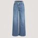 Women's Clothing Diagonal Zipper Jeans Denim_mkmklike.com