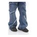 Men's Clothing Streetwear Distressed Washed Straight-Leg Jeans | High-Waisted Relaxed Fit | Vintage Blue Denim For Men & Women_mkmklike.com