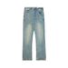 Men's Slightly Flared Jeans – Retro Straight Fit Denim Pants (S-XL, Light Blue Wash)Men's Clothing_mkmklike.com