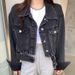 Chaogang Style High Waist Chic Denim Short Jacket Women's Retro Blue Fried Street Top Spring Autumn New_mkmklike.com