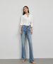 Luxury High-Waisted Flared Jeans For Women – Stretch Slim Fit With Fleece Lining (Blue Denim, Cropped/Regular/Long)_mkmklike.com